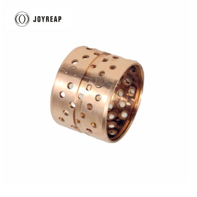 Wrapped Bronze Sliding Bearing with Lubrication Holes WB802 Bronze Bushing CuSn8P0.3 CuSn6P