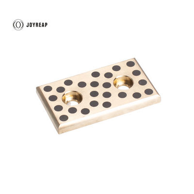 5mm Graphite Plugged Bronze Wear Plate Oilless Wear Plate Self Lubrication