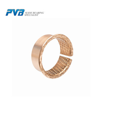 FB090 CuSn8P0.3 Rolled Bronze Sleeve Bearing WB800 BK090 Bronze Bushing With Lubrication Indents
