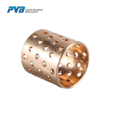 Wrapped Bronze Sliding Bearing with Lubrication Holes WB802 Bronze Bushing CuSn8P0.3 CuSn6P