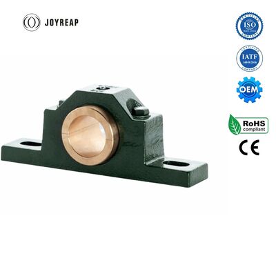 Heavy-Duty Split Pillow Block Bearing Housings with Bronze Bushings