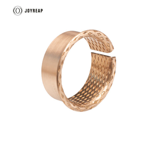 WF-WB800 Rolled Flanged Bronze Bearing Bushing With Lubricating Oil Pockets