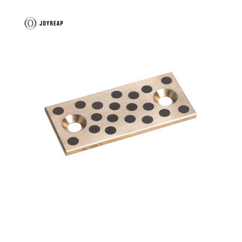 5mm Graphite Plugged Bronze Wear Plate Oilless Wear Plate Self Lubrication