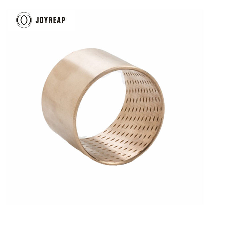 FB090 CuSn8P0.3 Rolled Bronze Sleeve Bearing WB800 BK090 Bronze Bushing With Lubrication Indents